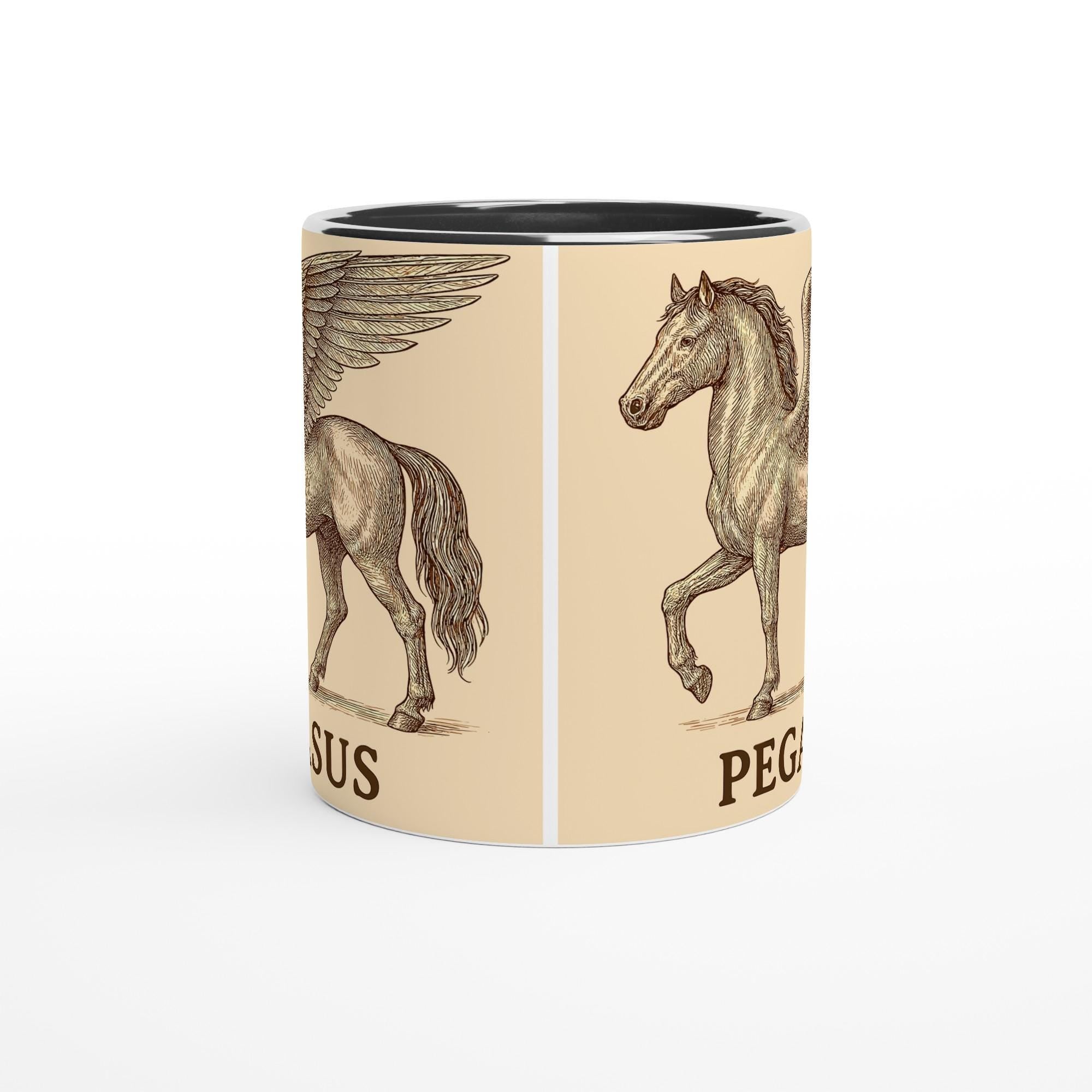 Pegasus – Mystisches Geflügeltes Pferd Motiv | Mythologisches Fantasy Artwork | Elegante Pegasus Illustration | Geschenk für Pferdefans