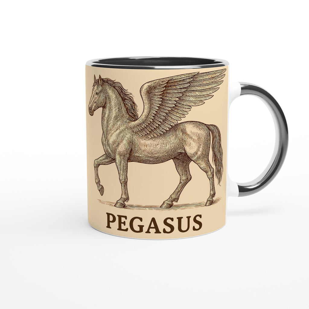 Pegasus – Mystisches Geflügeltes Pferd Motiv | Mythologisches Fantasy Artwork | Elegante Pegasus Illustration | Geschenk für Pferdefans
