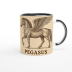Pegasus – Mystisches Geflügeltes Pferd Motiv | Mythologisches Fantasy Artwork | Elegante Pegasus Illustration | Geschenk für Pferdefans