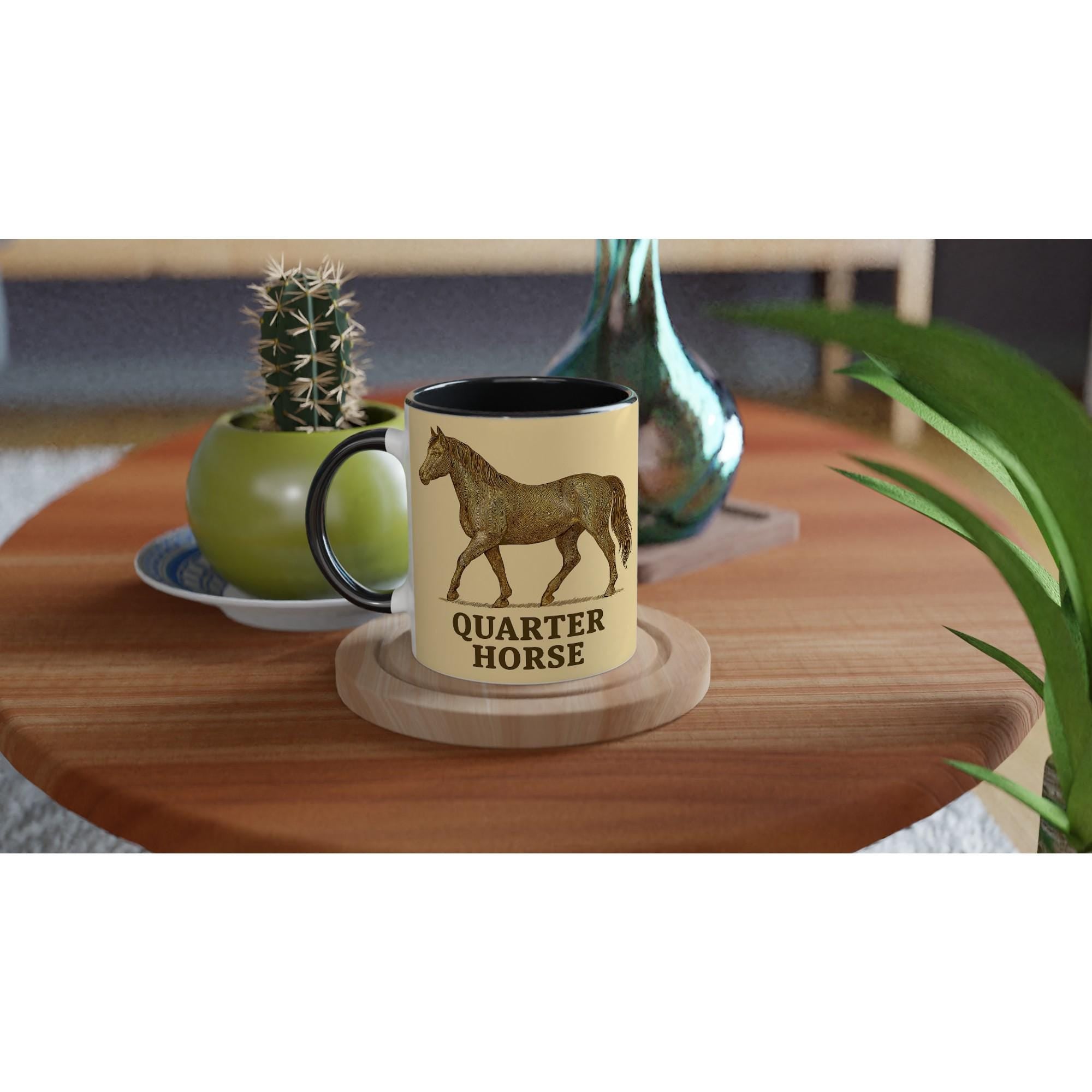Quarter Horse – Western Pferdemotiv | American Quarter Artwork | Ranch Horse Illustration | Geschenk für Pferdeliebhaber & Westernfans