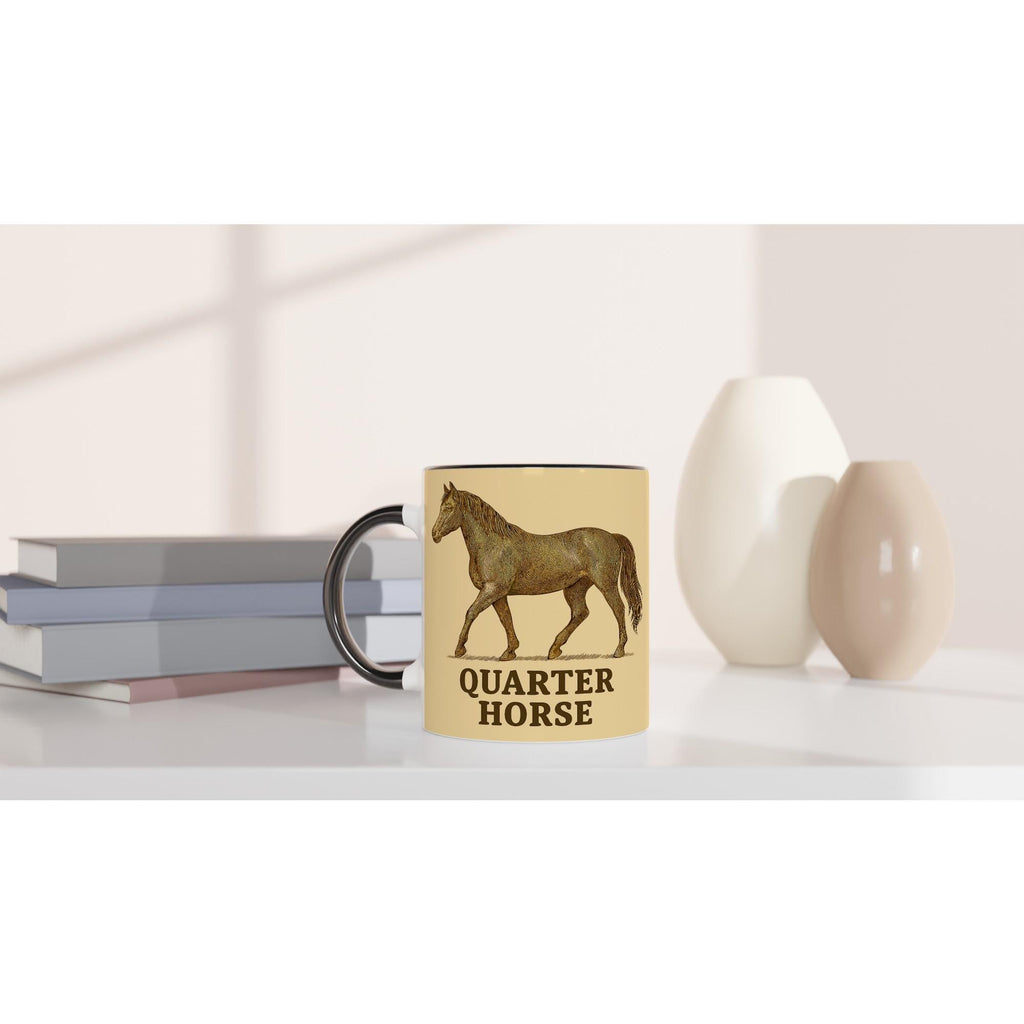 Quarter Horse – Western Pferdemotiv | American Quarter Artwork | Ranch Horse Illustration | Geschenk für Pferdeliebhaber & Westernfans