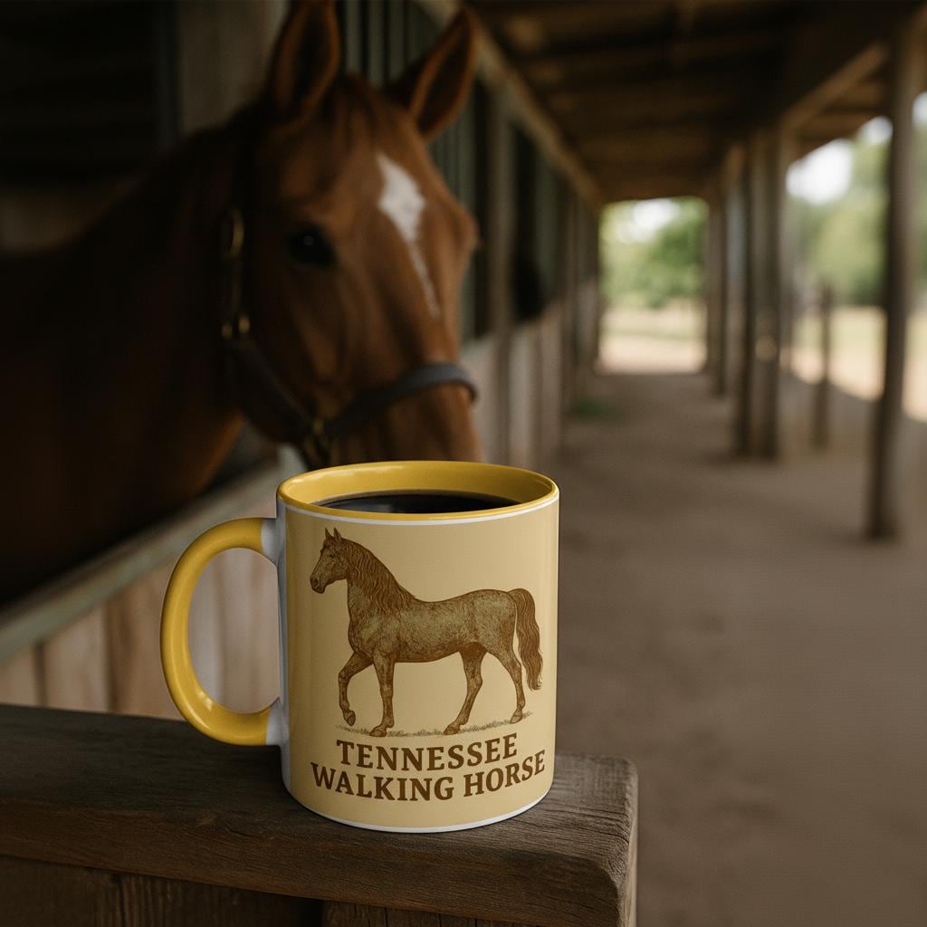 Tennessee Walking Horse – Elegantes Gaited Horse Motiv | Walking Horse Artwork | Sanfte Pferde-Illustration | Geschenk für Pferdeliebhaber