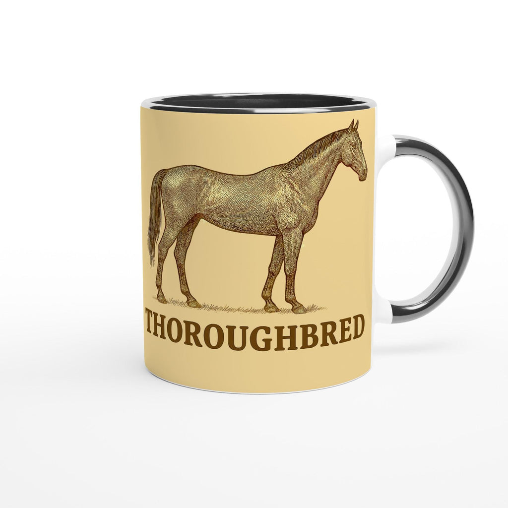 Thoroughbred – Elegantes Englisches Vollblut Motiv | Racehorse Artwork | Athletische Pferde-Illustration | Geschenk für Pferdeliebhaber
