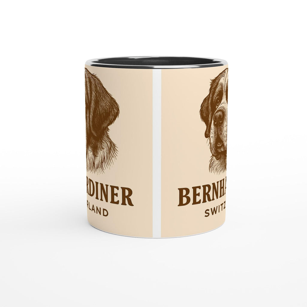 Bernhardiner – Swiss Saint Bernard Motiv | Sanftes Alpenhund Artwork | Elegante Hunde-Illustration | Geschenk für Hundeliebhaber