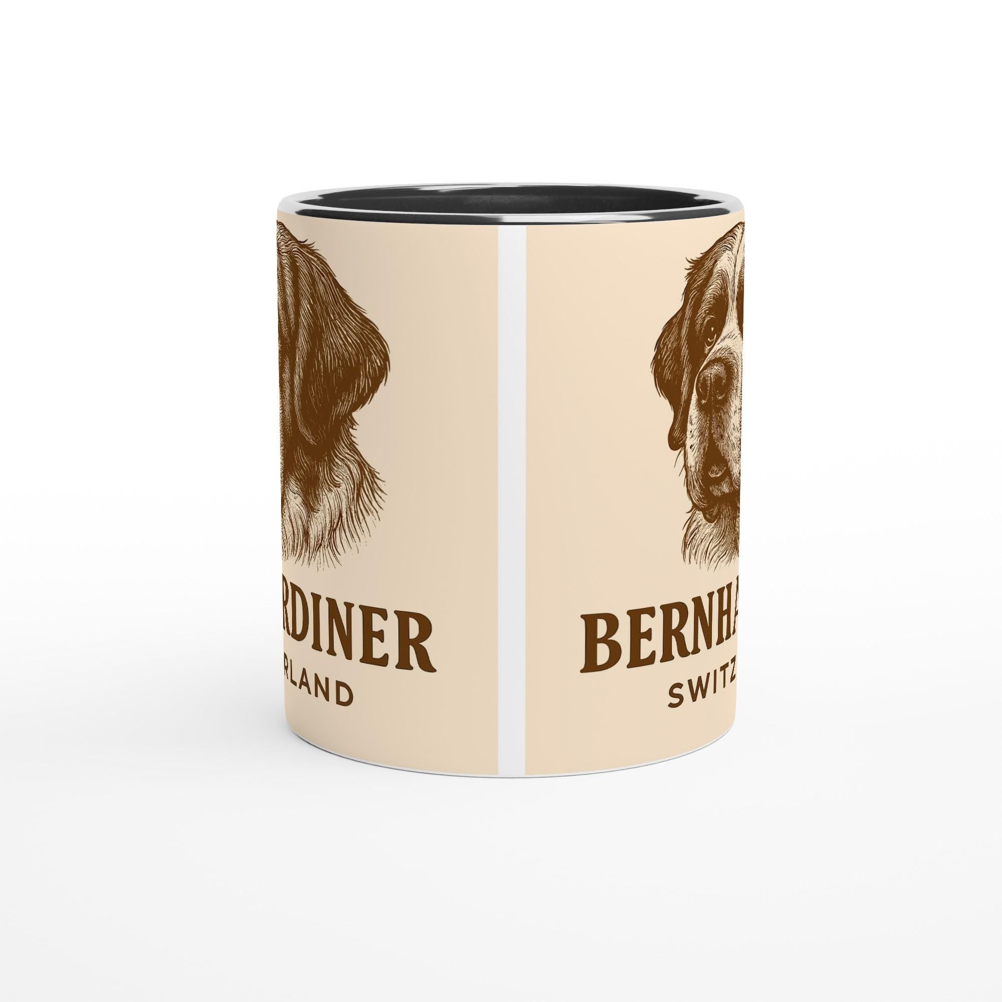 Bernhardiner – Swiss Saint Bernard Motiv | Sanftes Alpenhund Artwork | Elegante Hunde-Illustration | Geschenk für Hundeliebhaber