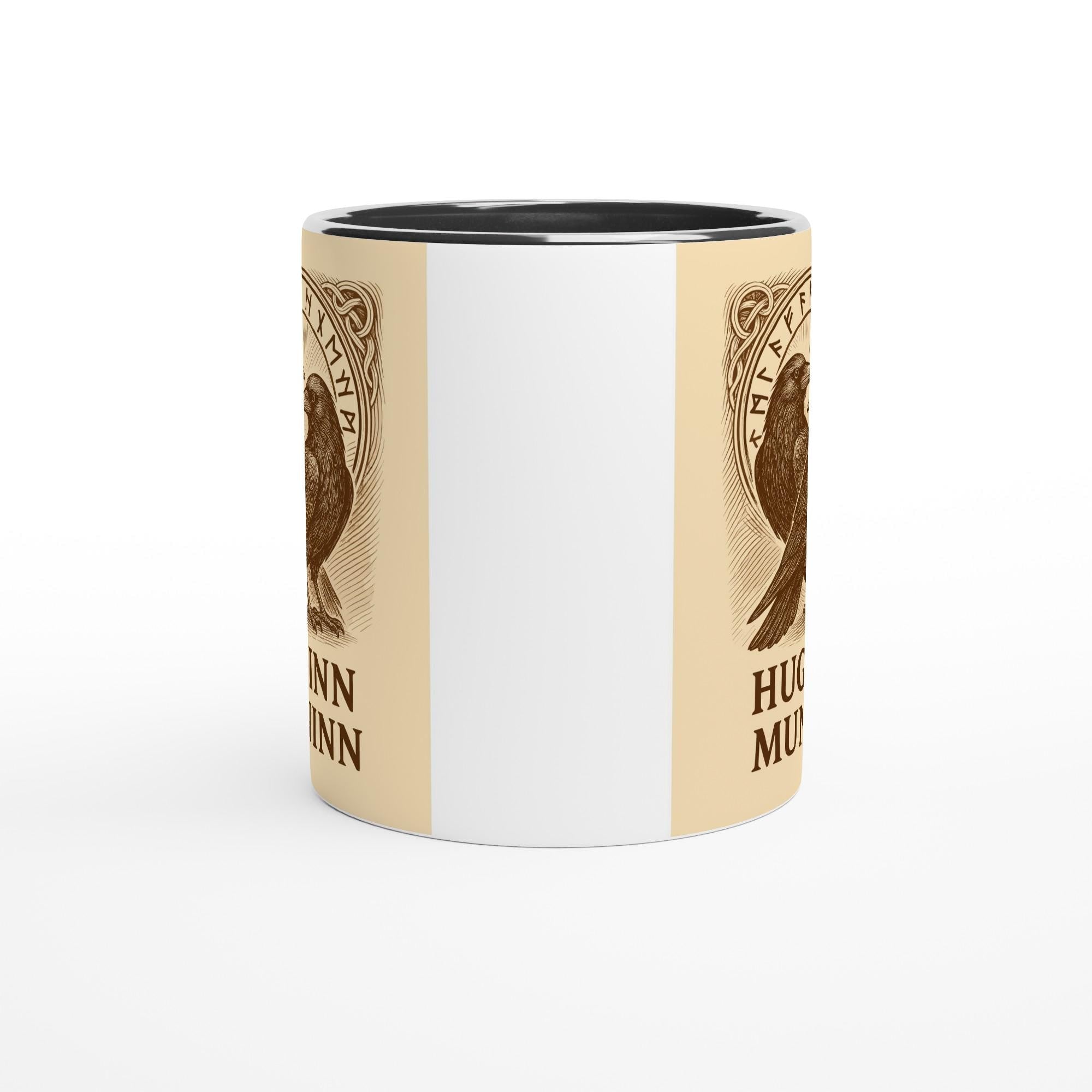 Huginn & Muninn – Odins Raben Motiv | Nordische Mythologie Illustration | Viking Raven Artwork | Mystische Silhouette