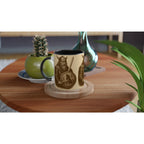 Krieger – Nordische Warrior Silhouette | Mythologische Kämpfer-Illustration | Minimalistisches Fantasy Artwork