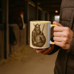 Krieger – Nordische Warrior Silhouette | Mythologische Kämpfer-Illustration | Minimalistisches Fantasy Artwork