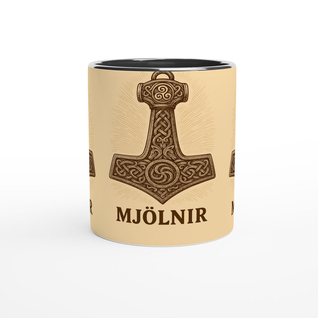 Mjölnir – Thors Hammer Motiv | Nordische Mythologie Illustration | Viking Symbol Artwork | Kraft & Schutz Zeichen