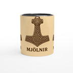 Mjölnir – Thors Hammer Motiv | Nordische Mythologie Illustration | Viking Symbol Artwork | Kraft & Schutz Zeichen
