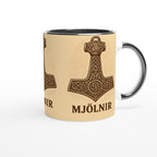 Mjölnir – Thors Hammer Motiv | Nordische Mythologie Illustration | Viking Symbol Artwork | Kraft & Schutz Zeichen