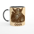 Odin mit wolf – Nordische Mythologie Illustration | Odin Artwork | Viking & Norse God Motiv | Mystisches Nordic Design