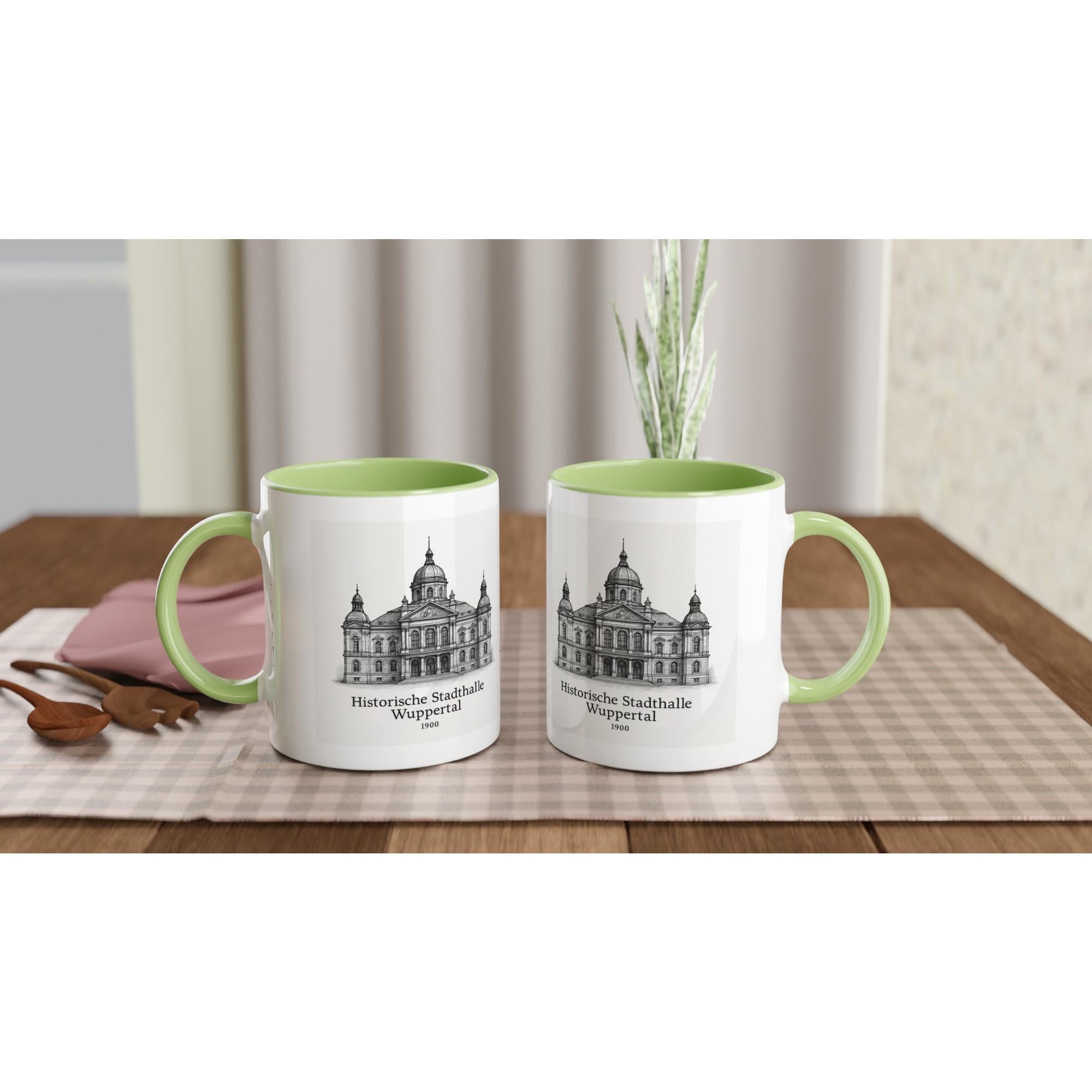 Wuppertal Stadthalle Tasse – Historische Architektur – Vintage Sketch Illustration – Wuppertal Geschenk – Kultur Tasse –Deutschland Souvenir
