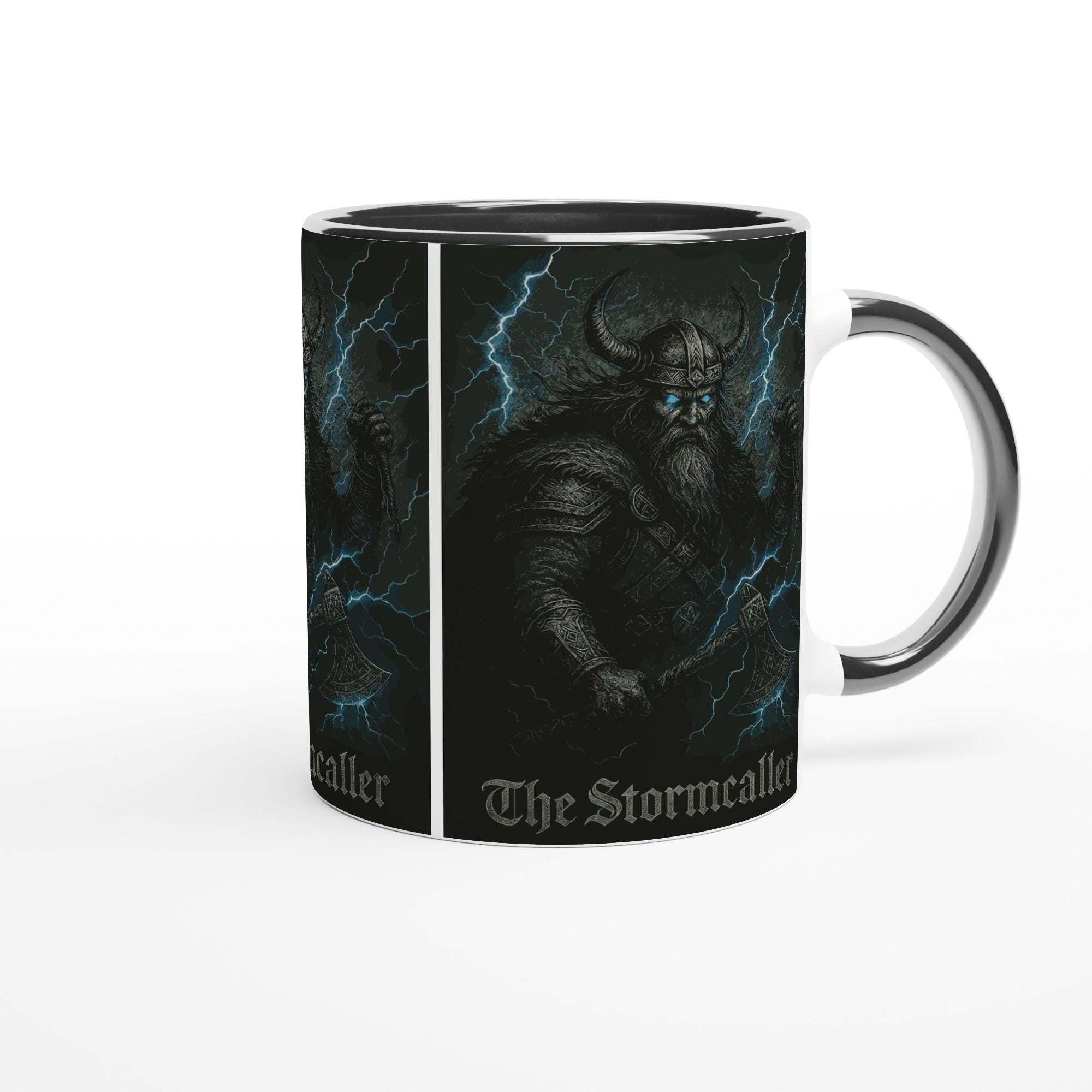 The Stormcaller – Wikinger Krieger Tasse | Norse Mythology Mug | Dark Fantasy Art | Geschenk für Männer & Fantasy-Fansviking mug