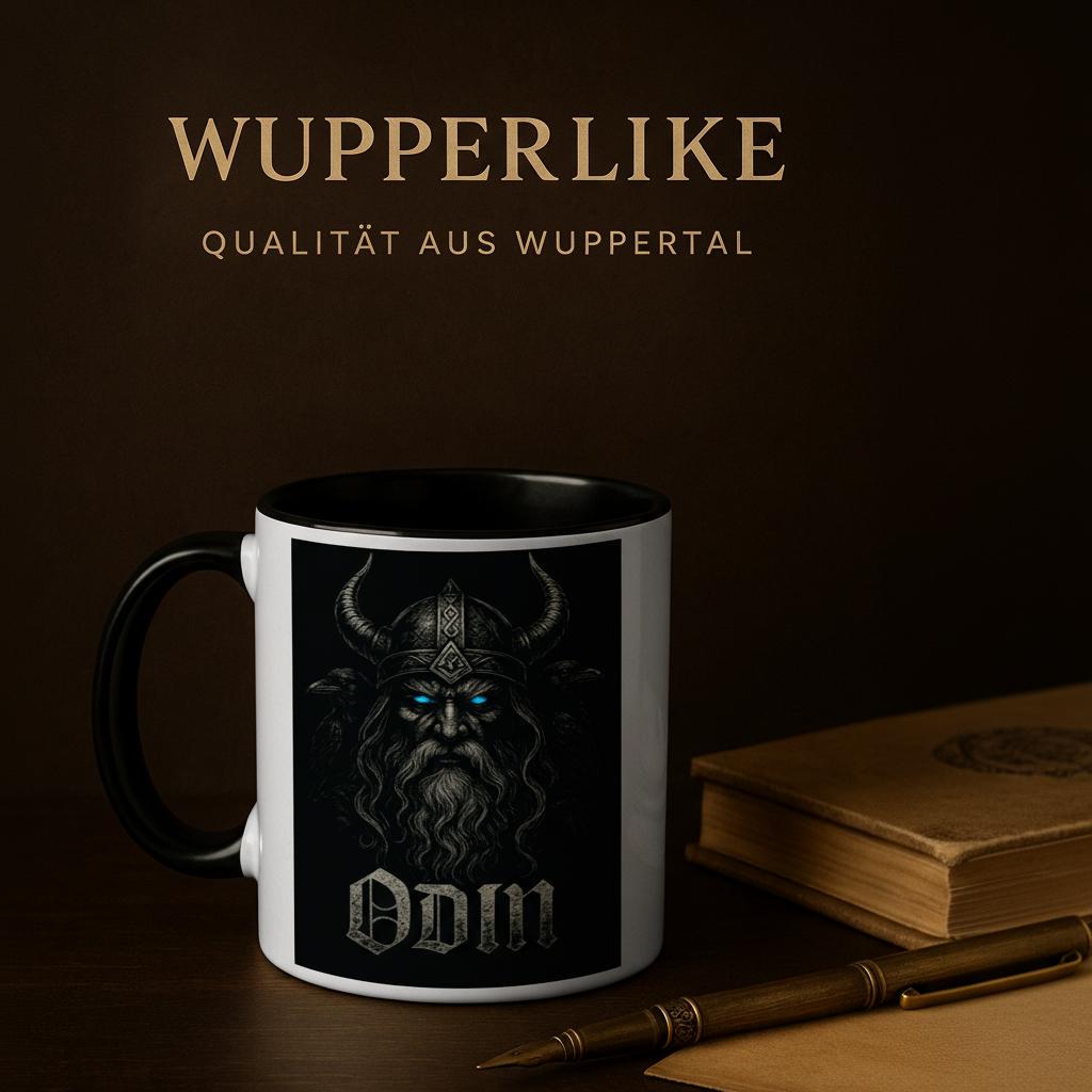 Odin – Nordische Mythologie Tasse | Viking Coffee Mug | Odin Artwork | Nordic God Design | Geschenk für Wikinger- und Asatru-Fans