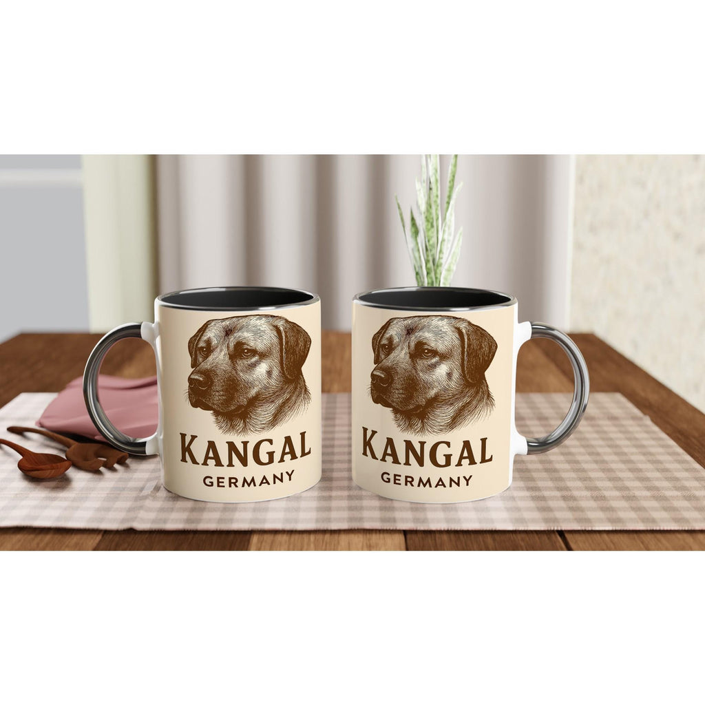 Kangal Tasse – Vintage Sepia Hunde Portrait – Hirtenhund Türkei – Wachhund Geschenk – Kangal Lover Mug – Hundetasse Deutschland
