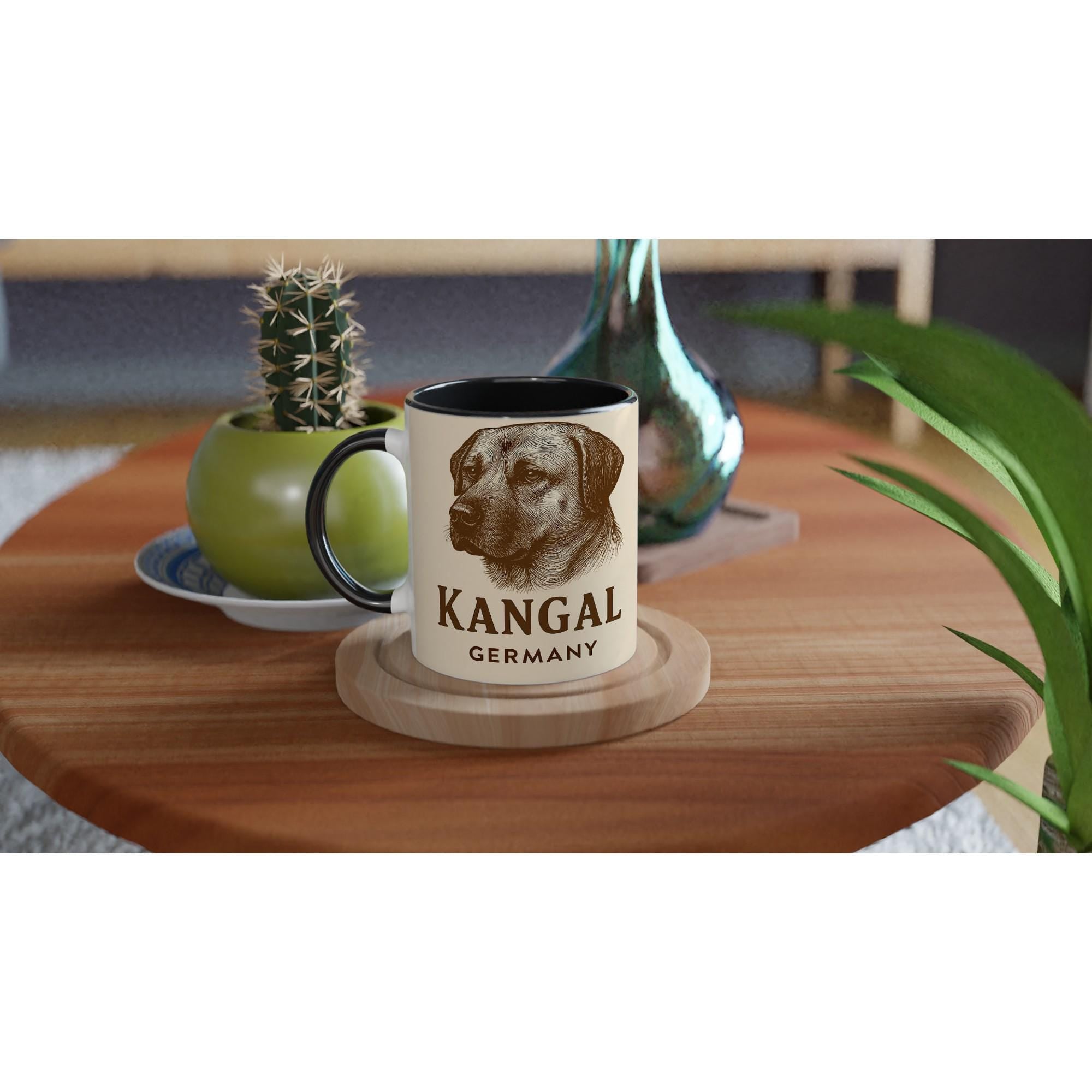 Kangal Tasse – Vintage Sepia Hunde Portrait – Hirtenhund Türkei – Wachhund Geschenk – Kangal Lover Mug – Hundetasse Deutschland