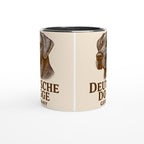 Deutsche Dogge Tasse – Vintage Sepia Portrait – Great Dane Germany – Edles Hunde Geschenk – Haustier Tasse – Hunderasse Illustration