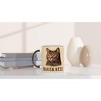 Hauskatze Tasse für Katzenliebhaber – Classic Cat Mug für echte Stubentiger-Fans & Tierfreunde