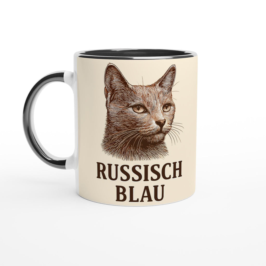 Russisch Blau Tasse für Katzenliebhaber – Russian Blue Cat Mug für echte Edelkatzen-Fans & Tierfreunde