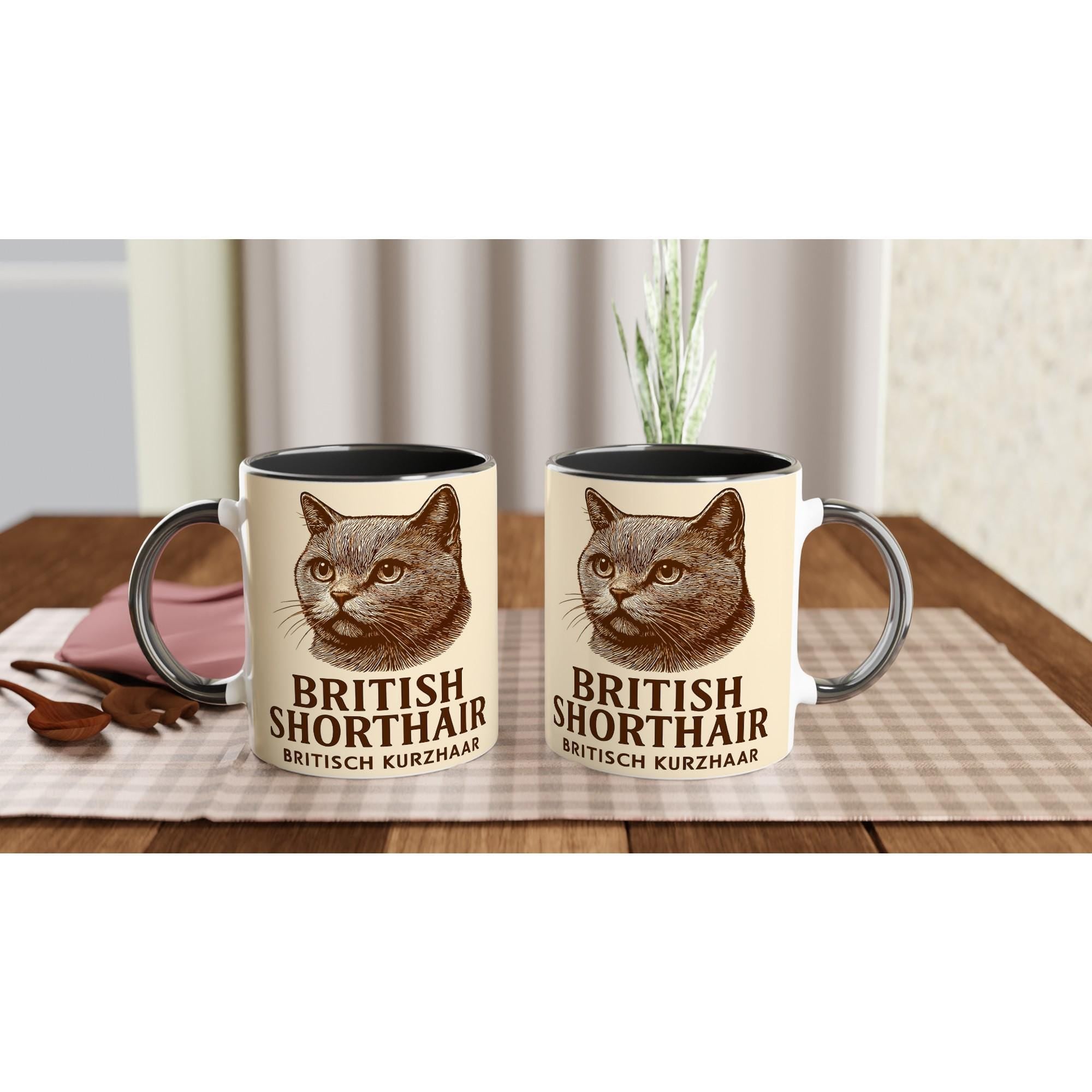 Britisch Kurzhaar Tasse für Katzenliebhaber – British Shorthair Mug für Plüschkugel-Fans & Edelkatzenfreunde