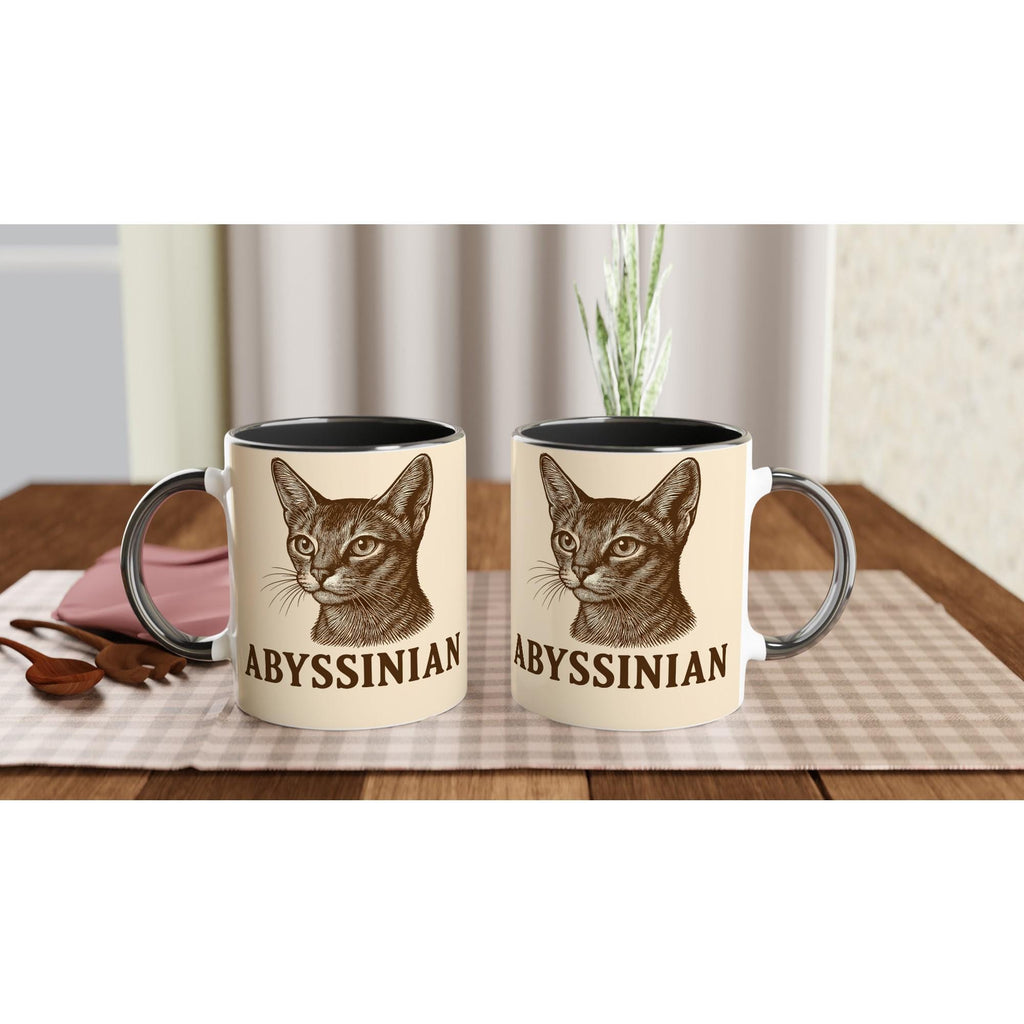 Abessinier Katze Tasse für Katzenliebhaber – Abyssinian Cat Mug für aktive Eleganz-Fans & Tierfreunde