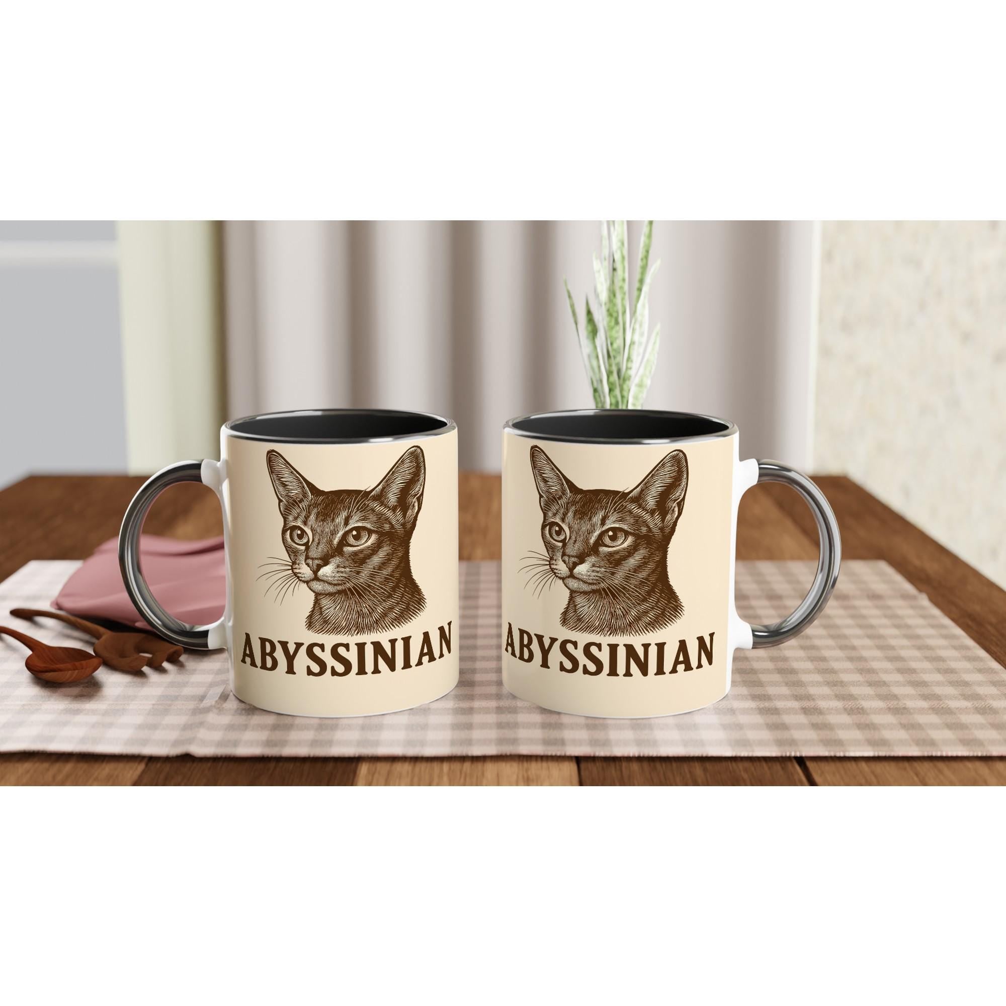 Abessinier Katze Tasse für Katzenliebhaber – Abyssinian Cat Mug für aktive Eleganz-Fans & Tierfreunde