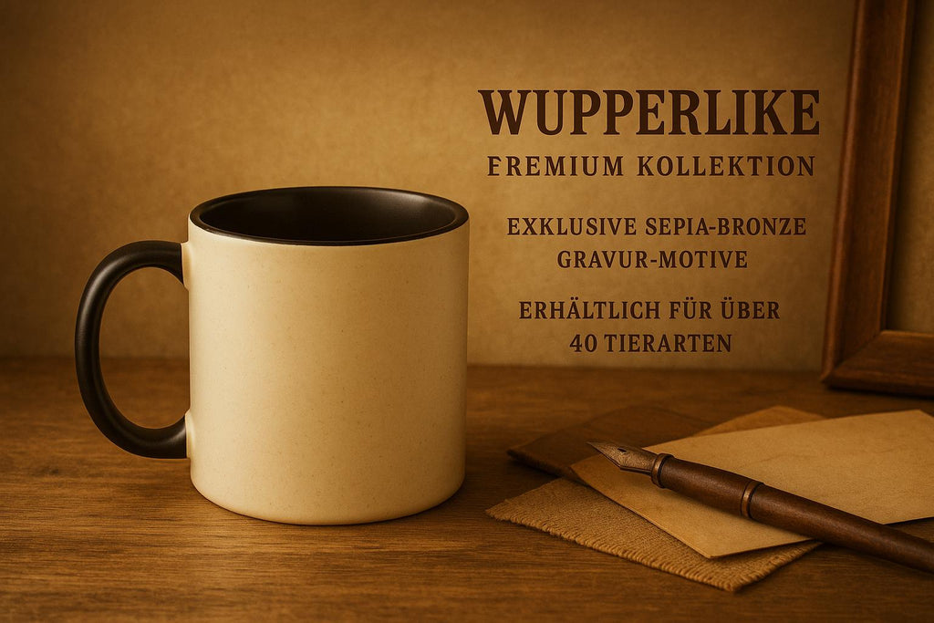 Deutsche Dogge Tasse – Vintage Sepia Portrait – Great Dane Germany – Edles Hunde Geschenk – Haustier Tasse – Hunderasse Illustration