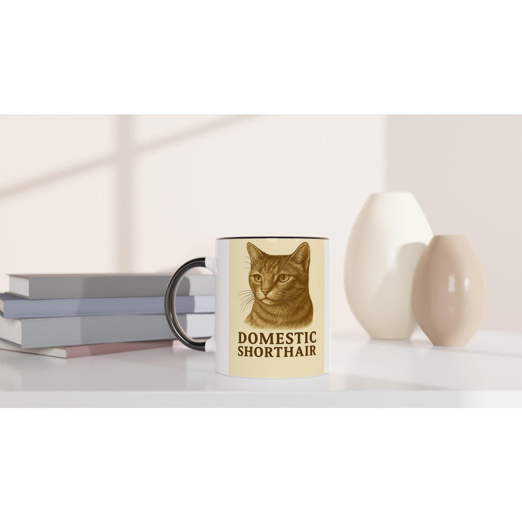 Domestic Shorthair Tasse für Katzenliebhaber – Kurzhaar Hauskatzen Mug für echte Stubentiger-Fans & Tierfreunde