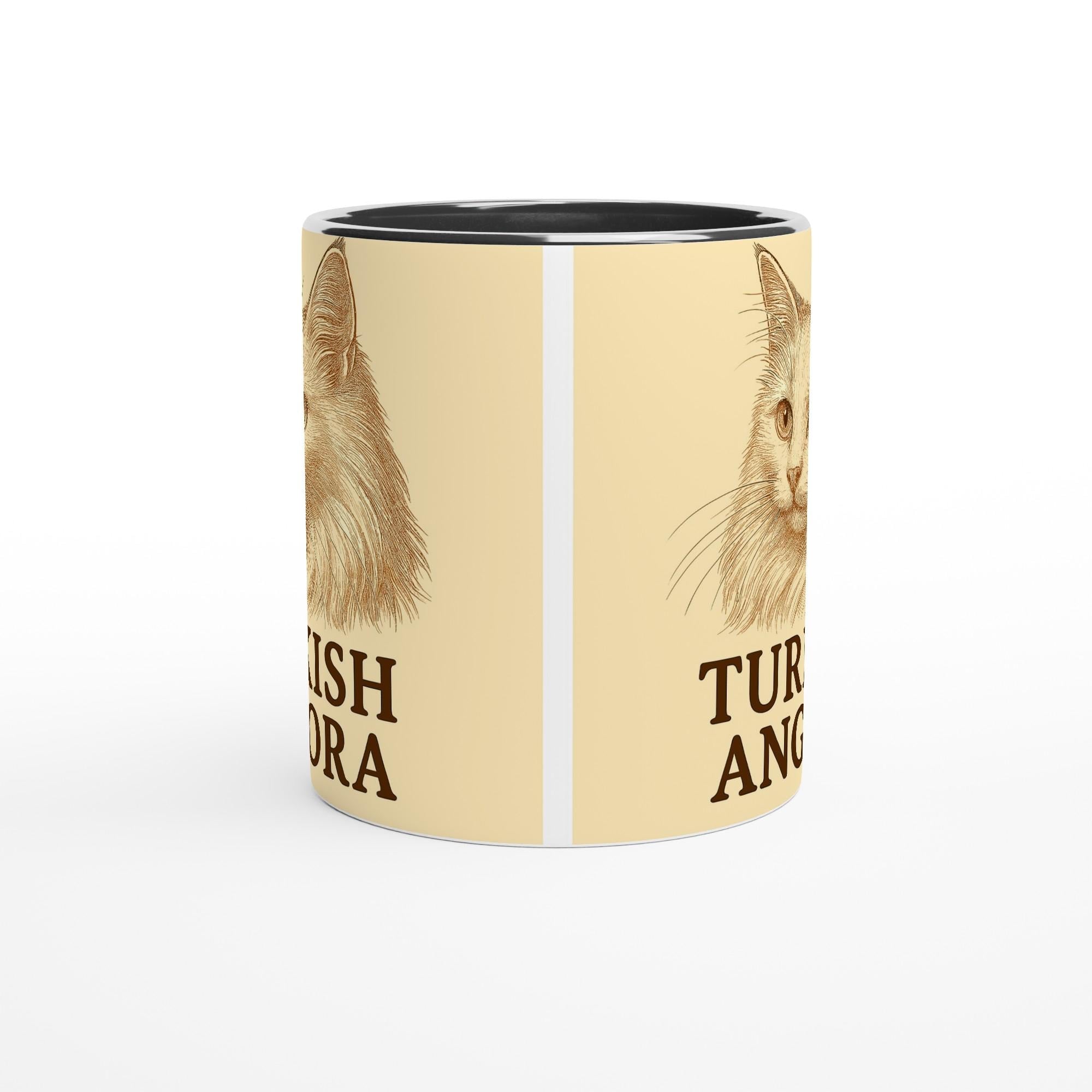 Angora Katze Tasse für Katzenliebhaber – Turkish Angora Mug für Flauschkönigin-Fans & Edelkatzenfreunde