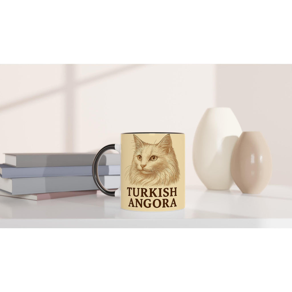Angora Katze Tasse für Katzenliebhaber – Turkish Angora Mug für Flauschkönigin-Fans & Edelkatzenfreunde