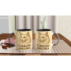 Angora Katze Tasse für Katzenliebhaber – Turkish Angora Mug für Flauschkönigin-Fans & Edelkatzenfreunde