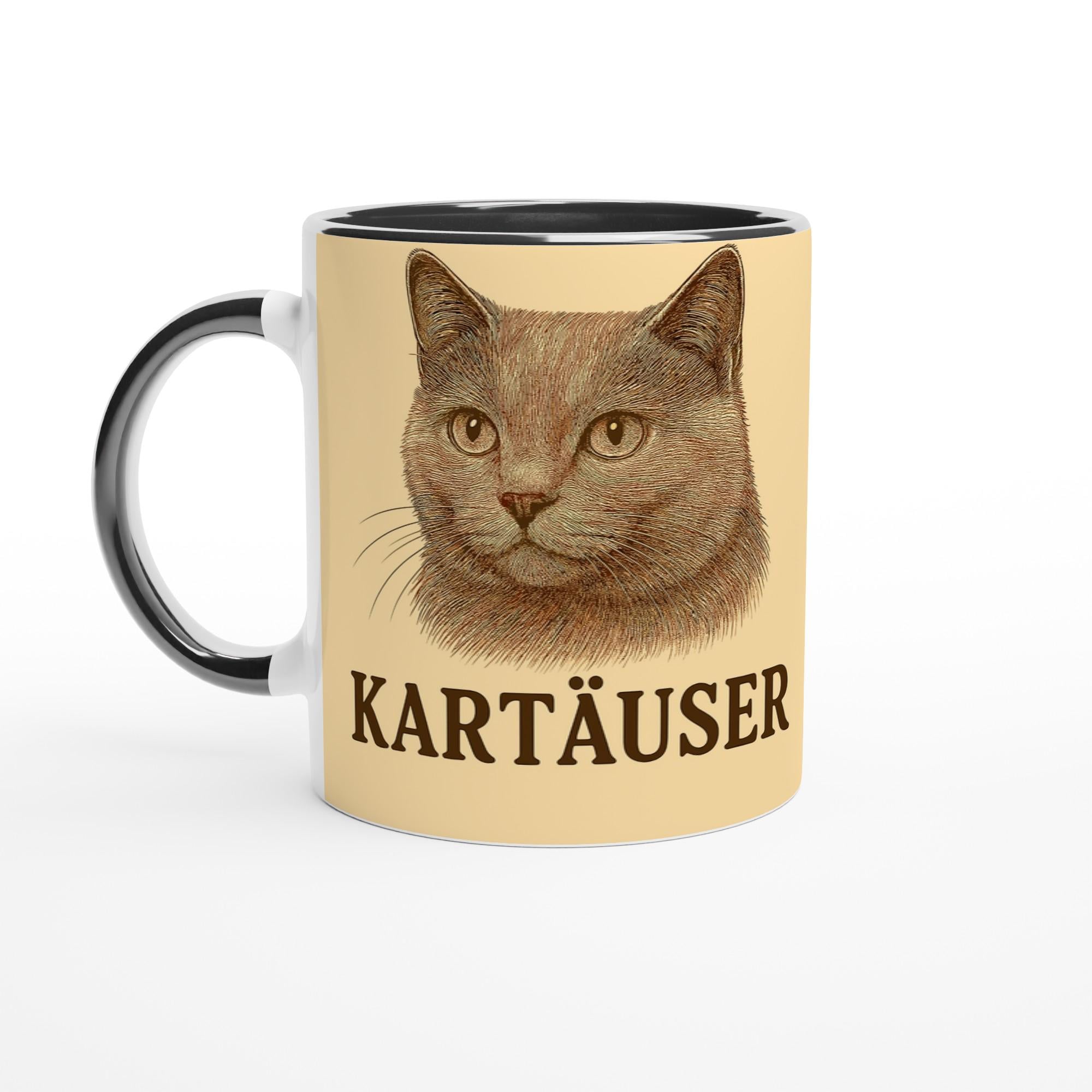 Kartäuser (Chartreux) Katze Tasse für Katzenliebhaber – Blue Grey Cat Mug für Charmeur-Fans & Edelkatzenfreunde