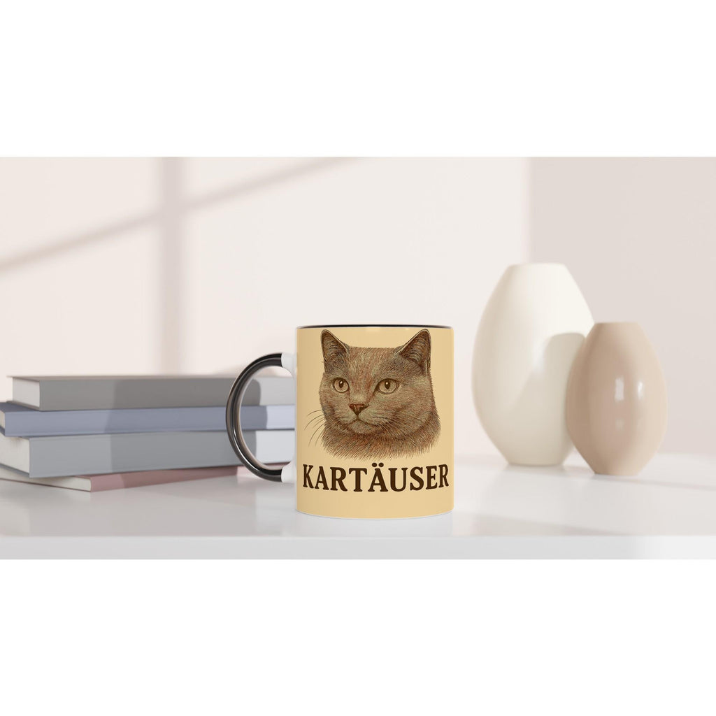 Kartäuser (Chartreux) Katze Tasse für Katzenliebhaber – Blue Grey Cat Mug für Charmeur-Fans & Edelkatzenfreunde