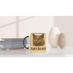 Kartäuser (Chartreux) Katze Tasse für Katzenliebhaber – Blue Grey Cat Mug für Charmeur-Fans & Edelkatzenfreunde