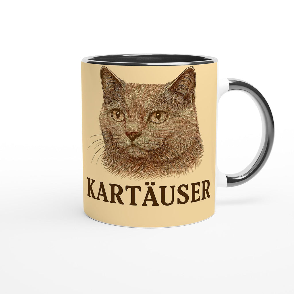 Kartäuser (Chartreux) Katze Tasse für Katzenliebhaber – Blue Grey Cat Mug für Charmeur-Fans & Edelkatzenfreunde