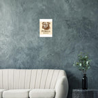 Stunning Portrait of Pitbull - Premium Matte Art Poster - Dog Lover Gift