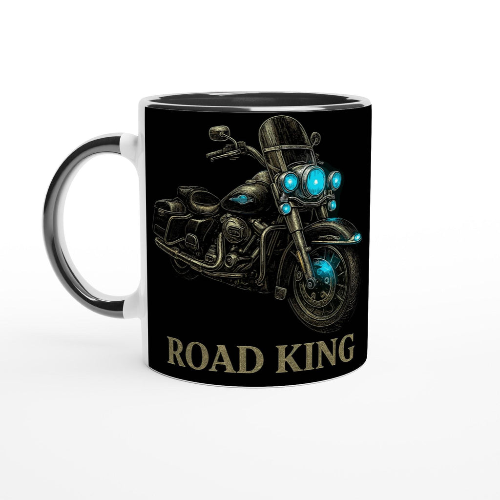 Harley Davidson Road King – Klassisches Biker Motiv | Motorcycle Artwork Touring Bike Illustration Geschenk für Harley Fans & Motorradfahrer