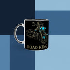 Harley Davidson Road King – Klassisches Biker Motiv | Motorcycle Artwork Touring Bike Illustration Geschenk für Harley Fans & Motorradfahrer