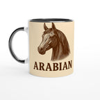 Arabisches Pferd – Arabian Horse Line Art für Pferdeliebhaber & Reitsport-Fans – Edle Vintage-Illustration