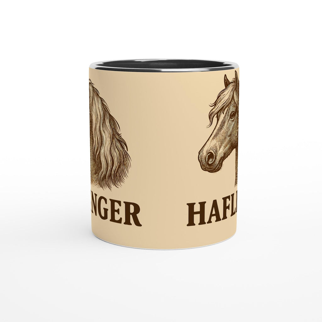 Friese Pferd Line Art – Friesian Horse Illustration für Pferdeliebhaber – Edles Barockpferd Design