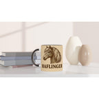 Friese Pferd Line Art – Friesian Horse Illustration für Pferdeliebhaber – Edles Barockpferd Design