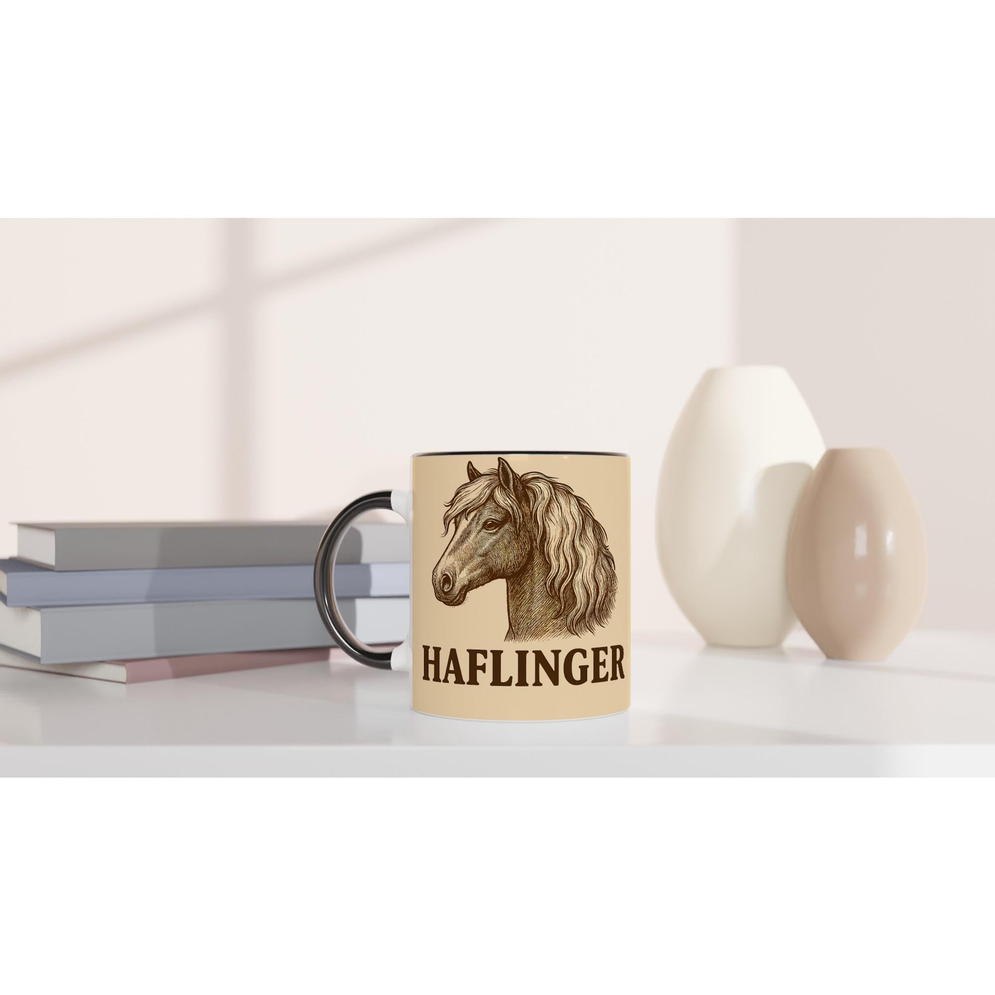 Friese Pferd Line Art – Friesian Horse Illustration für Pferdeliebhaber – Edles Barockpferd Design