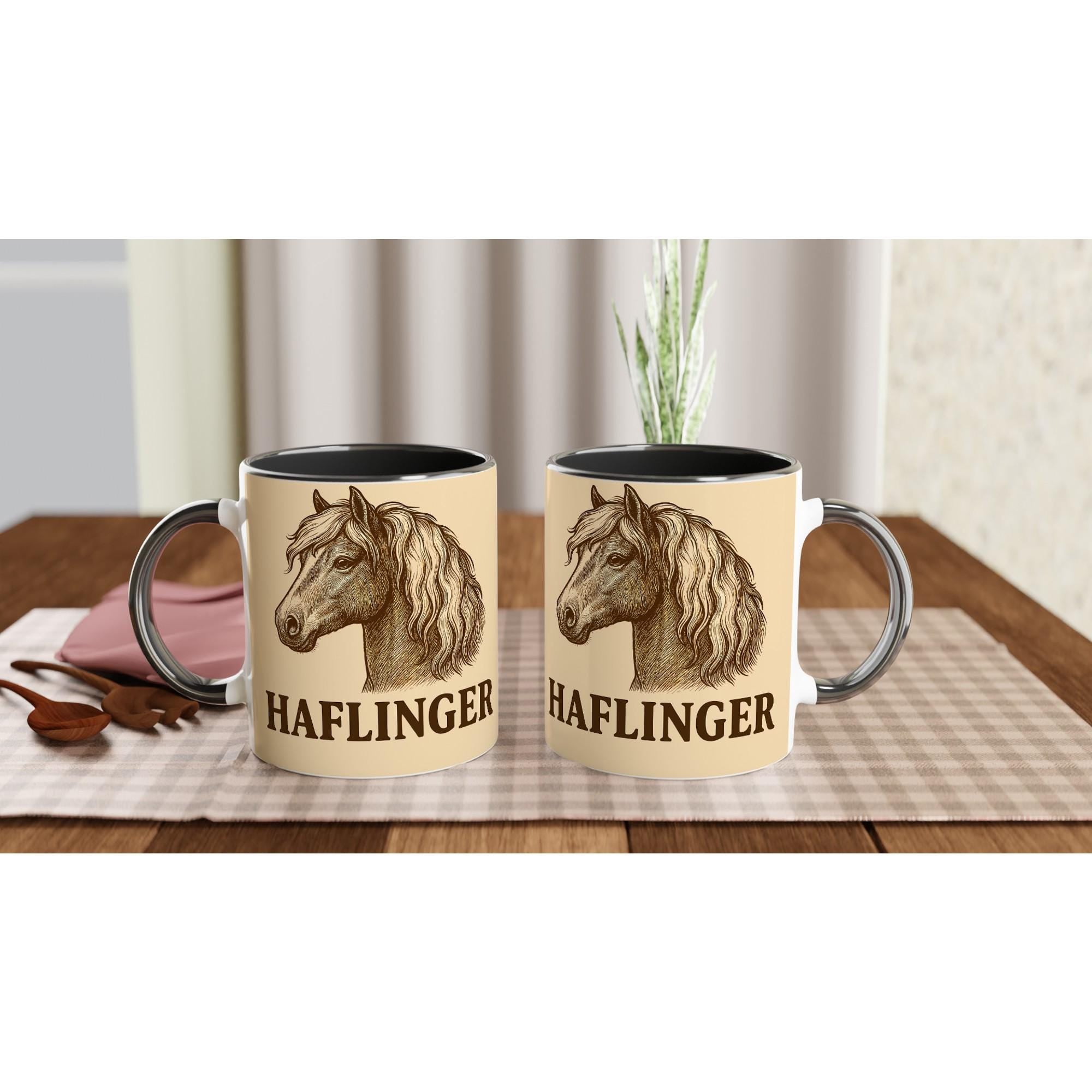 Friese Pferd Line Art – Friesian Horse Illustration für Pferdeliebhaber – Edles Barockpferd Design