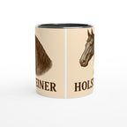 Holsteiner Pferd Line Art – Warmblut Illustration für Pferdeliebhaber – Elegantes Sportpferd Design