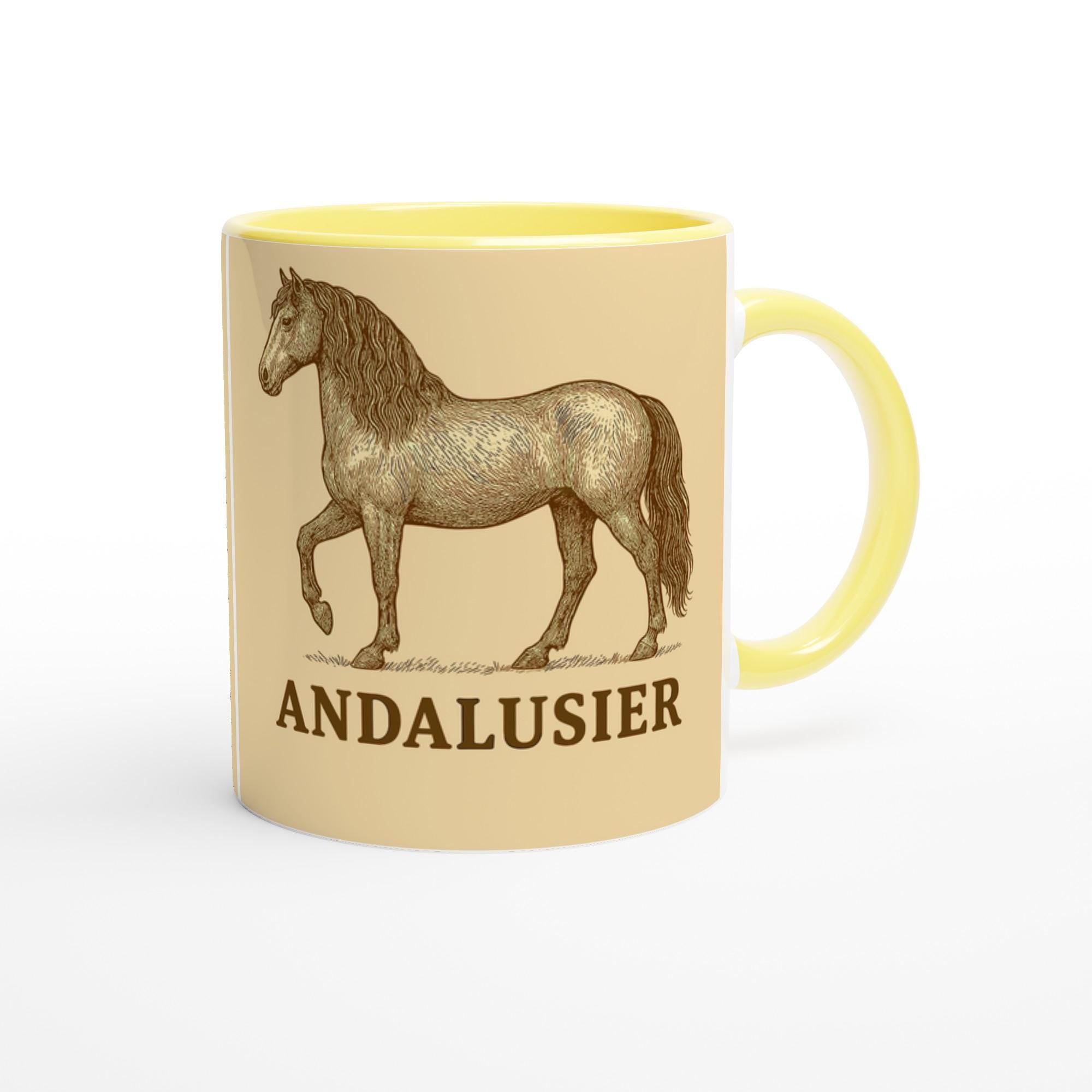Andalusier – Elegantes Spanisches Pferdemotiv | Barockpferd Artwork | Iberian Horse Art Print | Geschenk für Pferdeliebhaber