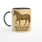 Deutsches Pony – Liebevolles Pony Motiv | Reitpony Artwork | Pferde Illustration | Geschenk für Ponyfans und junge Reiter