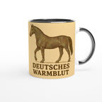 Deutsches Warmblut – Elegantes Sportpferd Motiv Warmblood Horse Artwork | Dressur & Springpferd Illustration | Geschenk für Pferdeliebhaber