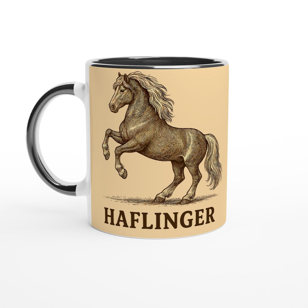 Haflinger – Herzvolles Alpenpferd Motiv | Haflinger Horse Artwork | Golden Horse Illustration | Geschenk für Pferdeliebhaber