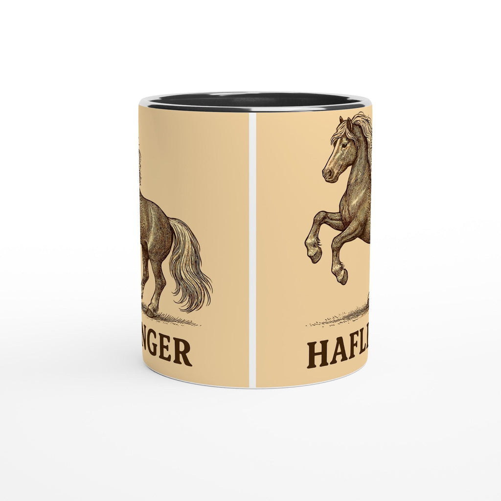 Haflinger – Herzvolles Alpenpferd Motiv | Haflinger Horse Artwork | Golden Horse Illustration | Geschenk für Pferdeliebhaber